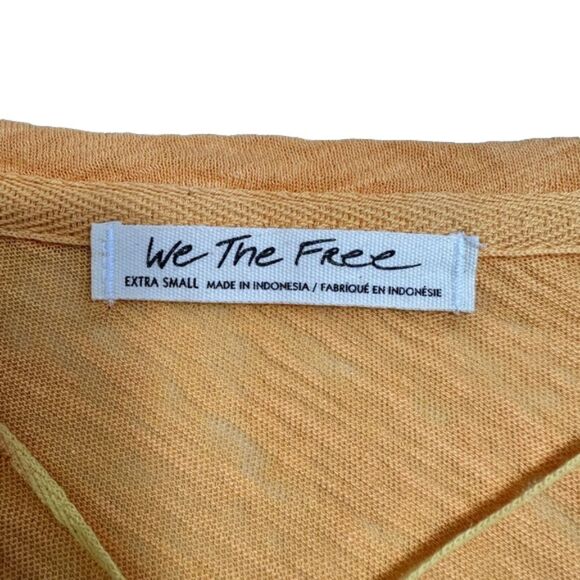 FREE PEOPLE We The‎ Free Hazy Day Henley Top, Size XSMALL - Picture 12 of 13